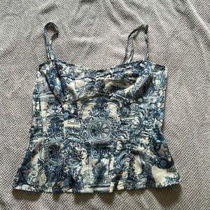 Pretty Little thing printed corset